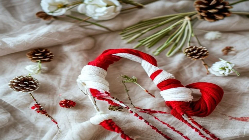 Marteniçka bileklik geleneği kırmızı beyaz