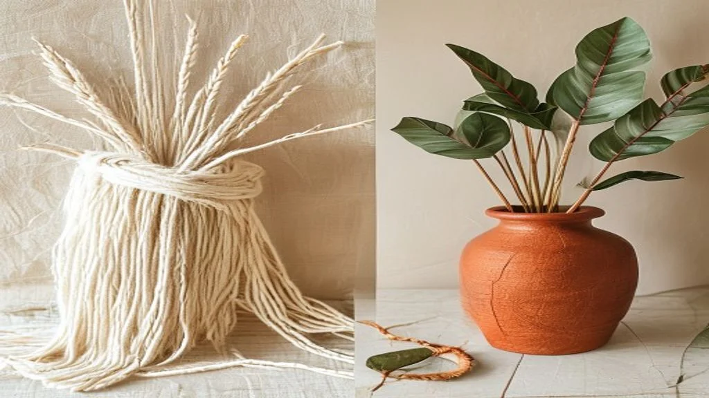 Pamuk vs polyester makrome ip karşılaştırması