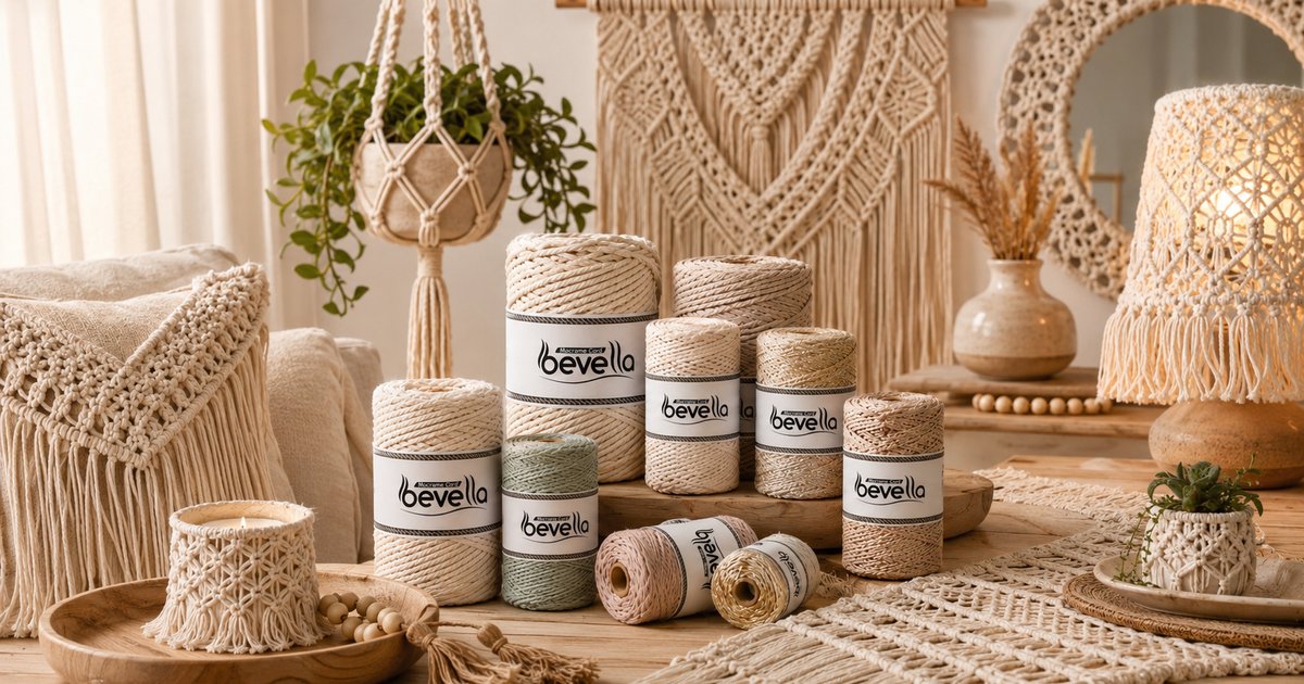 10 formas bonitas de usar cordón de macramé en la decoración del hogar