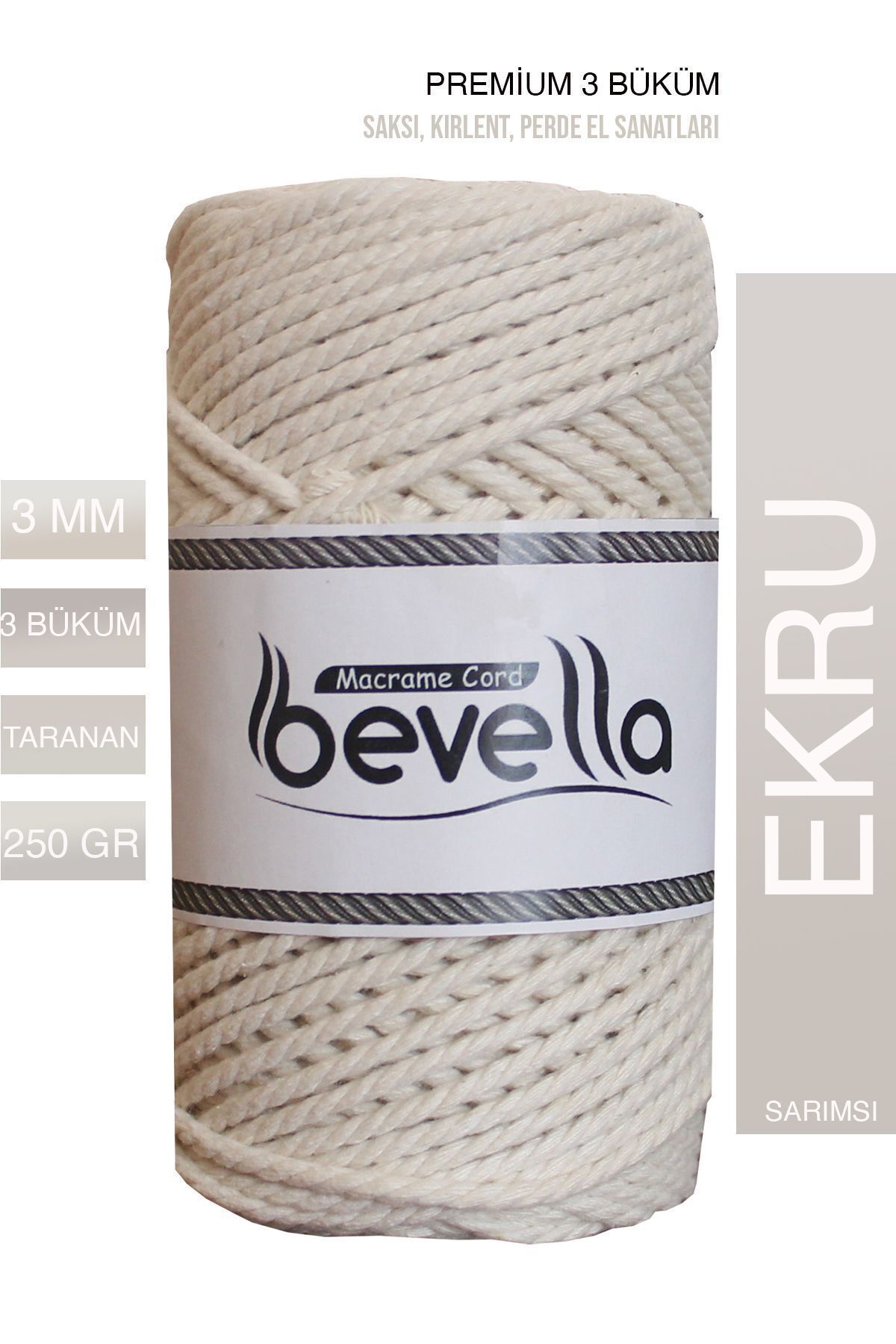 Macrame cord by Bevella