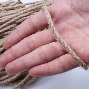 4 Mm 20 Metre Jüt Halat Ip Dekoratif Hasır Ip Kendir