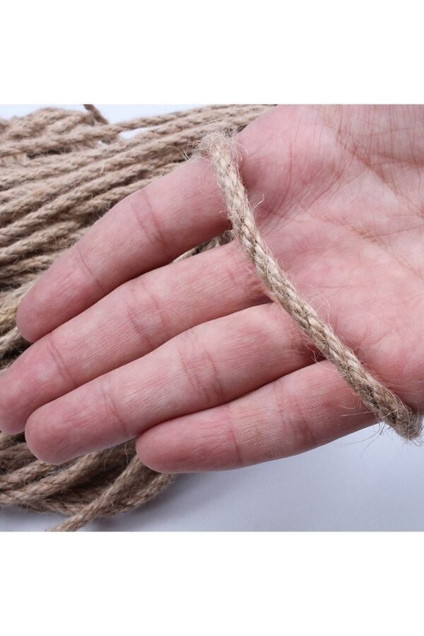 4 Mm 20 Metre Jüt Halat Ip Dekoratif Hasır Ip Kendir