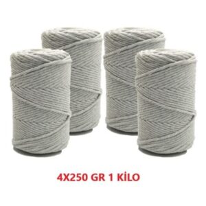 2 Mm - 200 gr Polyester Kiremit Makrome Ipi Polyester Makrome Ip Supla Ip Ve Çanta Ipliği