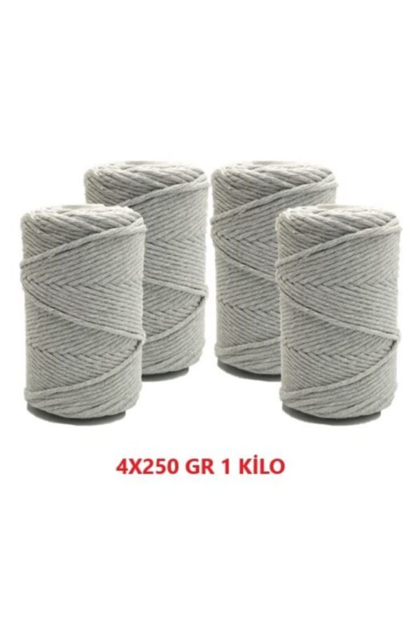 2 Mm - 200 gr Polyester Kiremit Makrome Ipi Polyester Makrome Ip Supla Ip Ve Çanta Ipliği