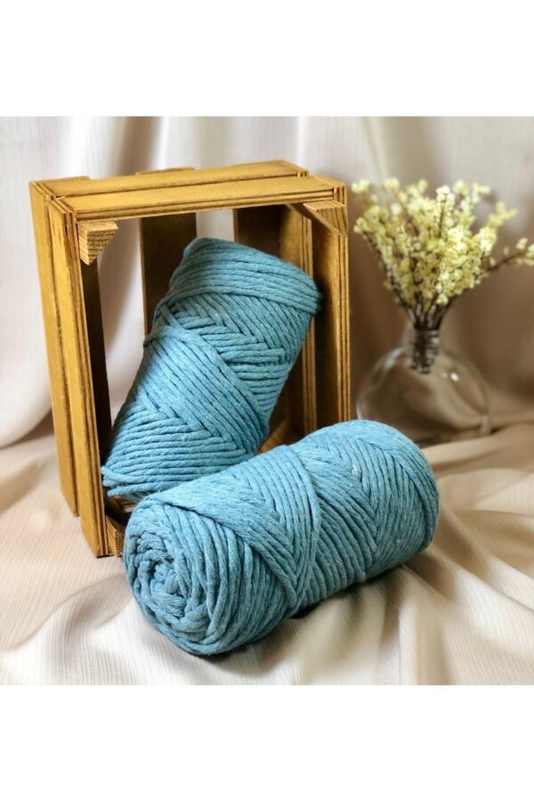2 mm - 200 gr Polyester (PP) Makrome İpi Polyester Makrome İp Supla İp Ve Çanta İpliği