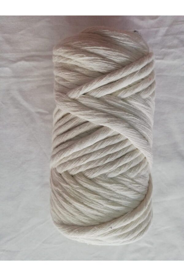 Koton Pamuk Makrome İpi 250 gr 2mm Cotton Zincir Makrome Çanta İpi Supla İpi Runner İpi